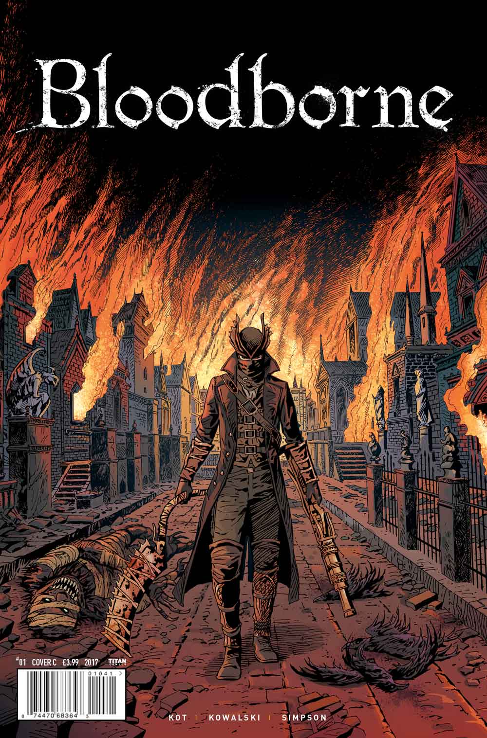 Veja a capa e algumas imagens do novo quadrinho de Bloodborne
