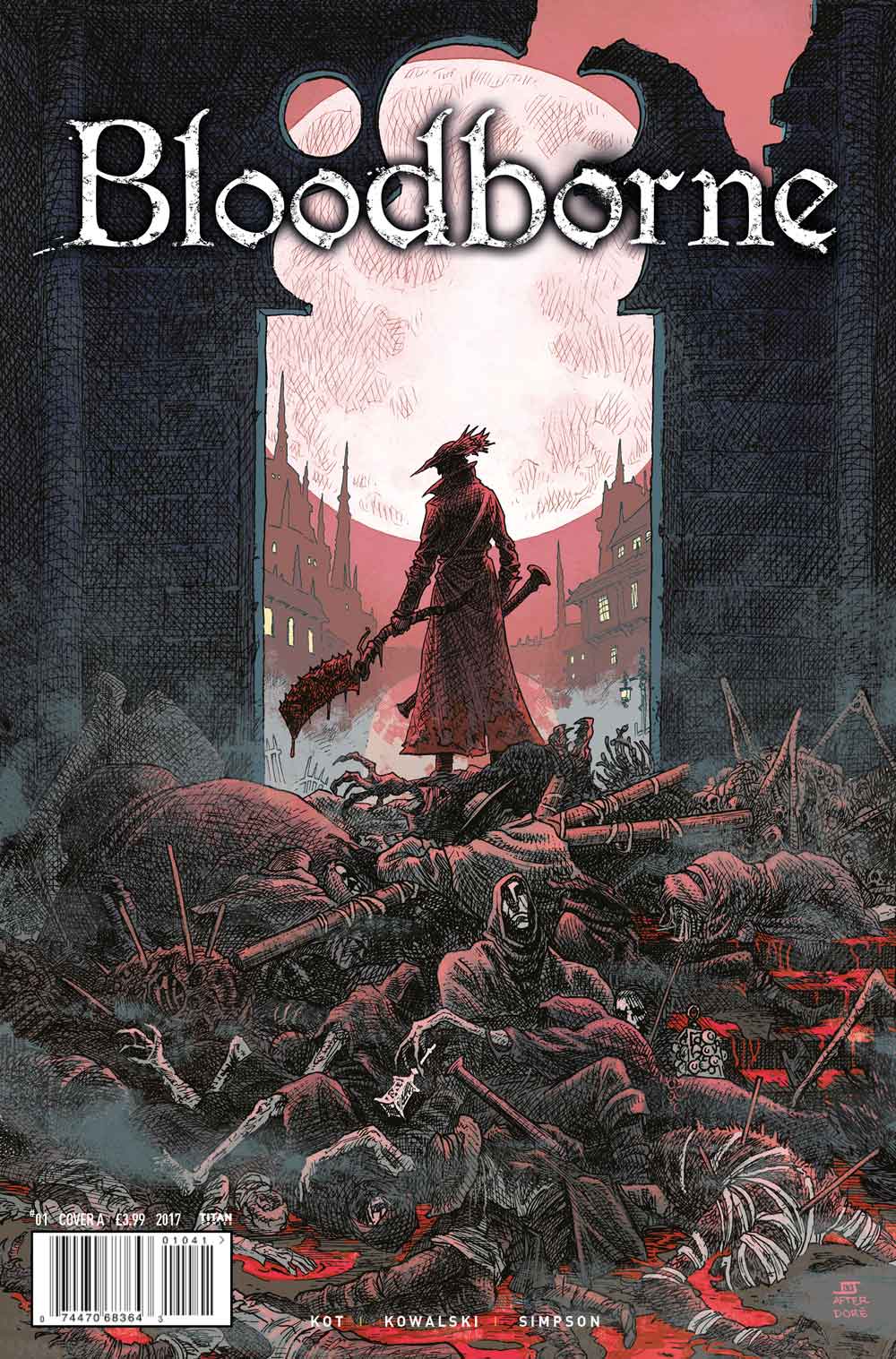 Veja a capa e algumas imagens do novo quadrinho de Bloodborne