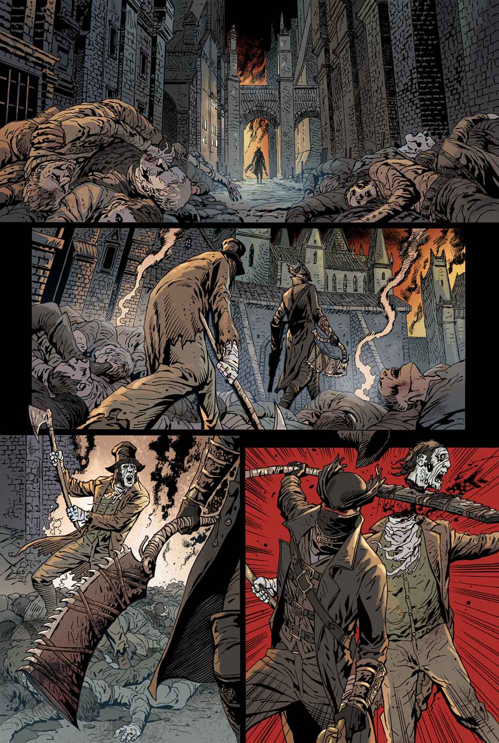Veja a capa e algumas imagens do novo quadrinho de Bloodborne