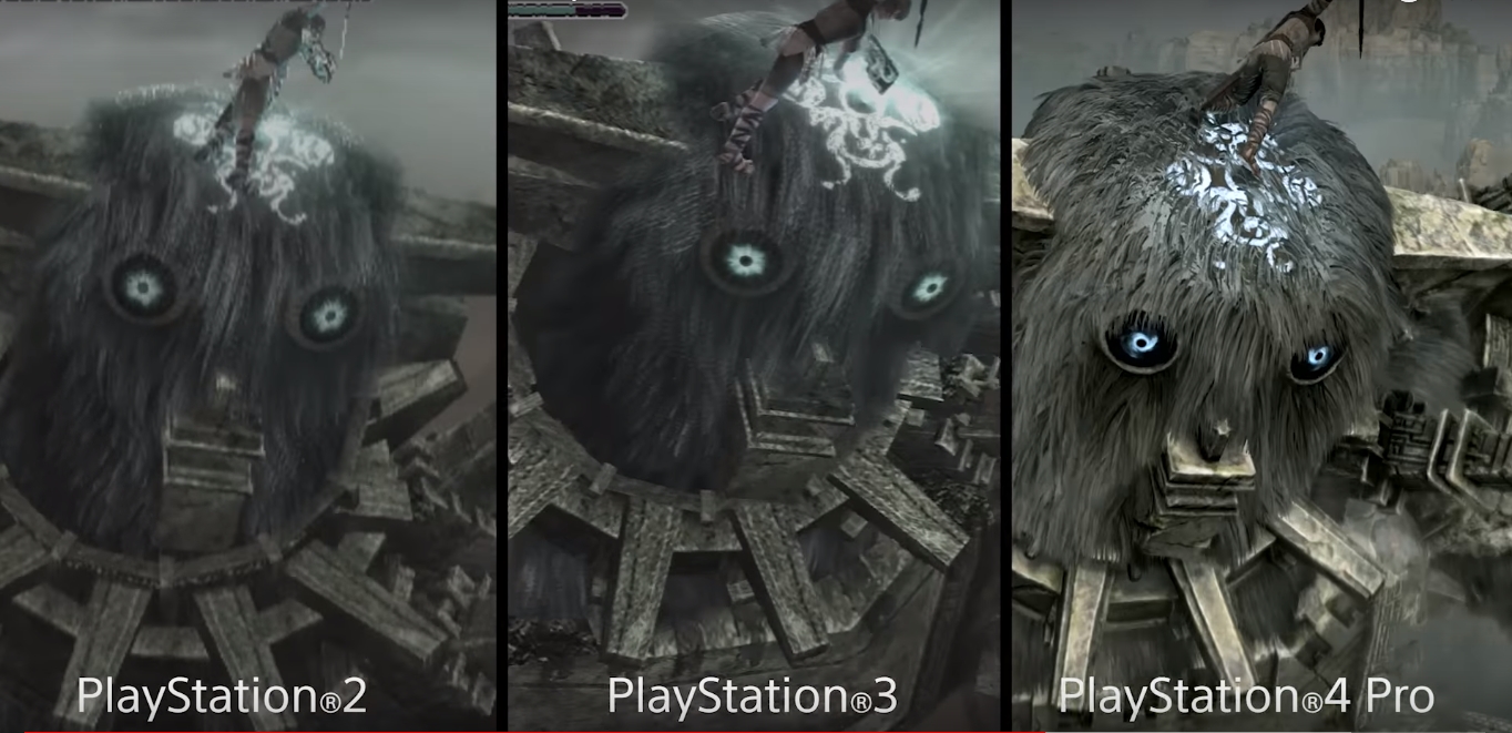 shadow of the colossus pc vs ps3 vs ps4