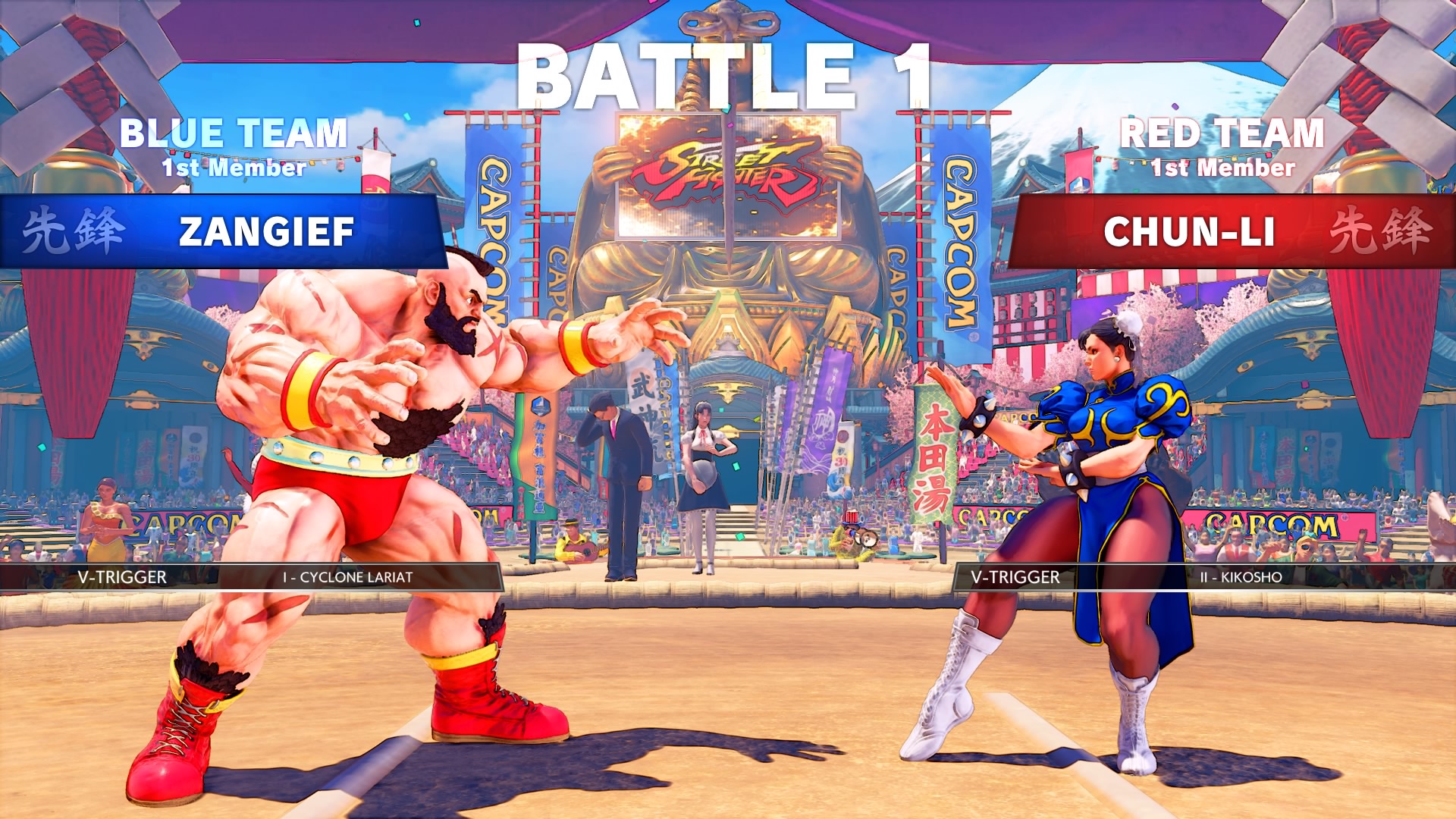 Capcom explica o modo Team Versus de Street Fighter V: Arcade Edition