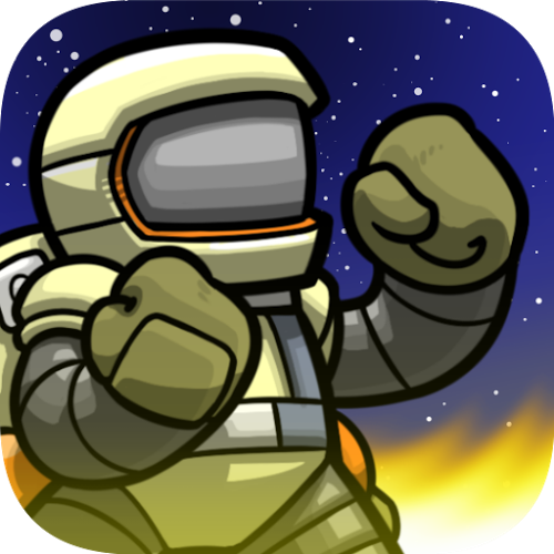 Logo Atomic Super Lander Ícone Logo Atomic Super Lander Ícone