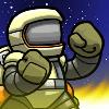 Logo Atomic Super Lander Ícone Logo Atomic Super Lander Ícone