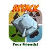 Logo Attack Your Friends! - Risk Ícone Logo Attack Your Friends! - Risk Ícone