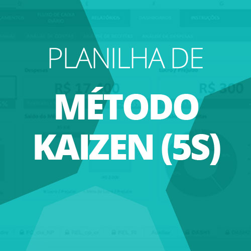 Logo Planilha do Método Kaizen (5S) Ícone Logo Planilha do Método Kaizen (5S) Ícone
