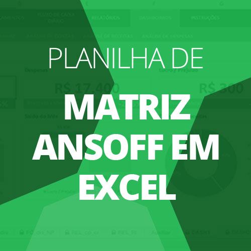 Logo Planilha de Matriz ANSOFF em Excel Ícone Logo Planilha de Matriz ANSOFF em Excel Ícone