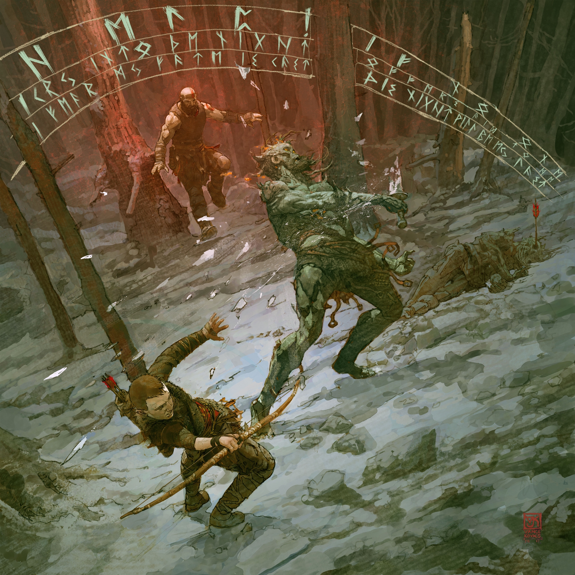 God of War ganha jogo em texto pelo Messenger e dá artes conceituais; veja