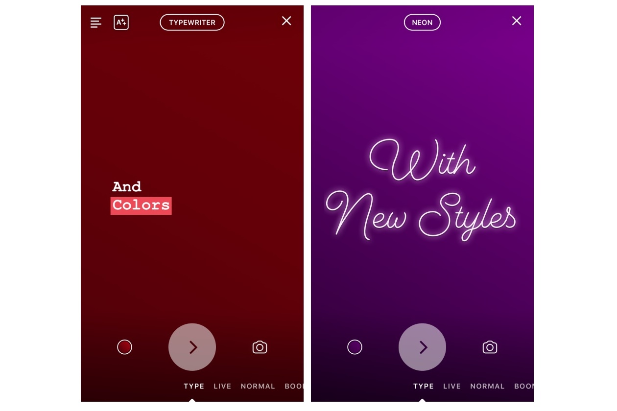 Imagem de: Agora é possível postar apenas textos nos Stories do Instagram