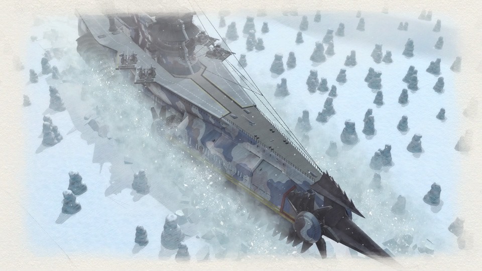 Em Valkyria Chronicles 4, você pode pedir suporte a um cruzador gigantesco
