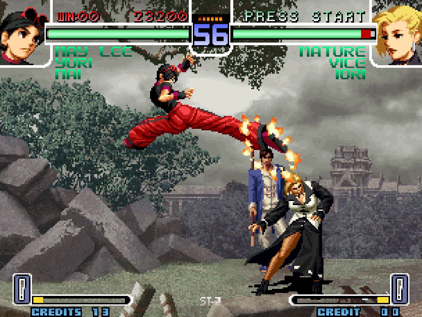 Pancadaria gratuira The King of Fighters 2002 está de