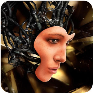 Logo Cyborg Theme Ícone Logo Cyborg Theme Ícone