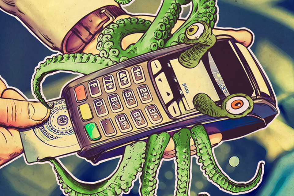 Imagem de: Vírus brasileiro contamina máquinas de cartão e clona seus dados