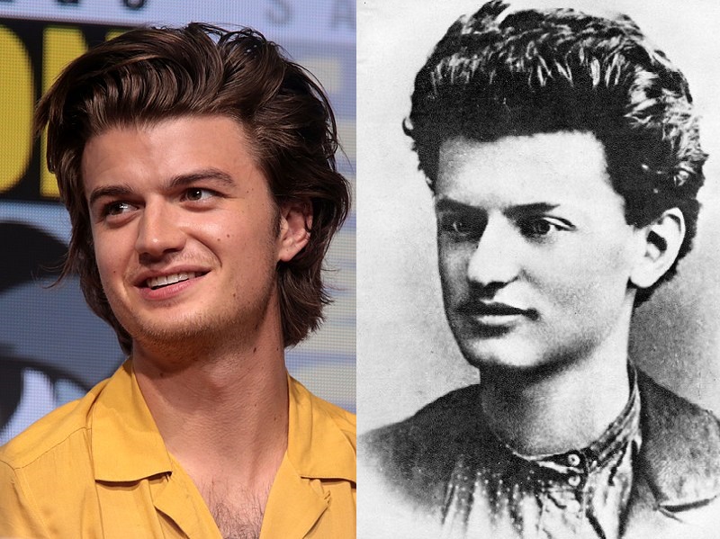 Joe Keery e Leon Trotsky