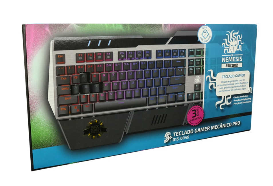 Série da 5+ NEMESIS chega com mouse, headset e teclado de alto desempenho