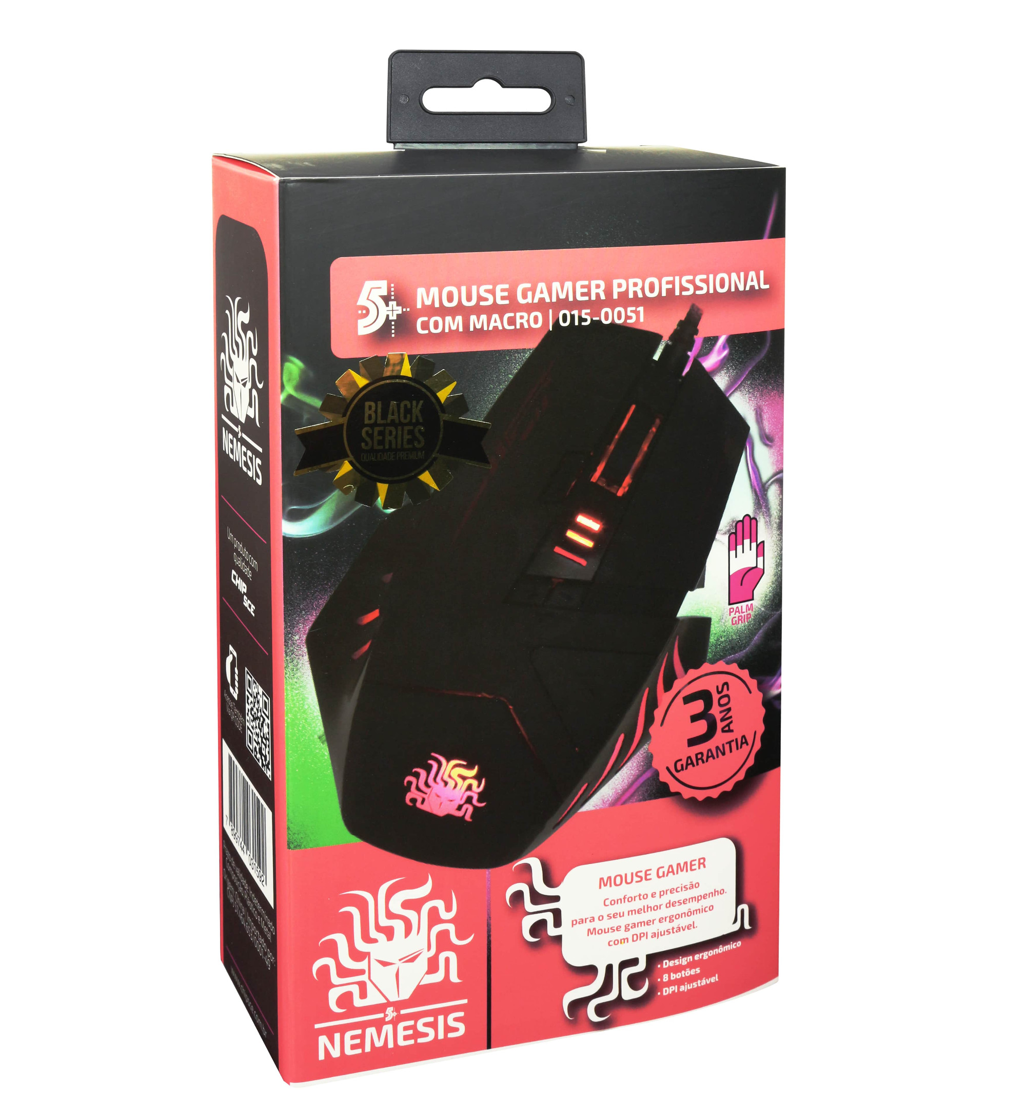 Série da 5+ NEMESIS chega com mouse, headset e teclado de alto desempenho