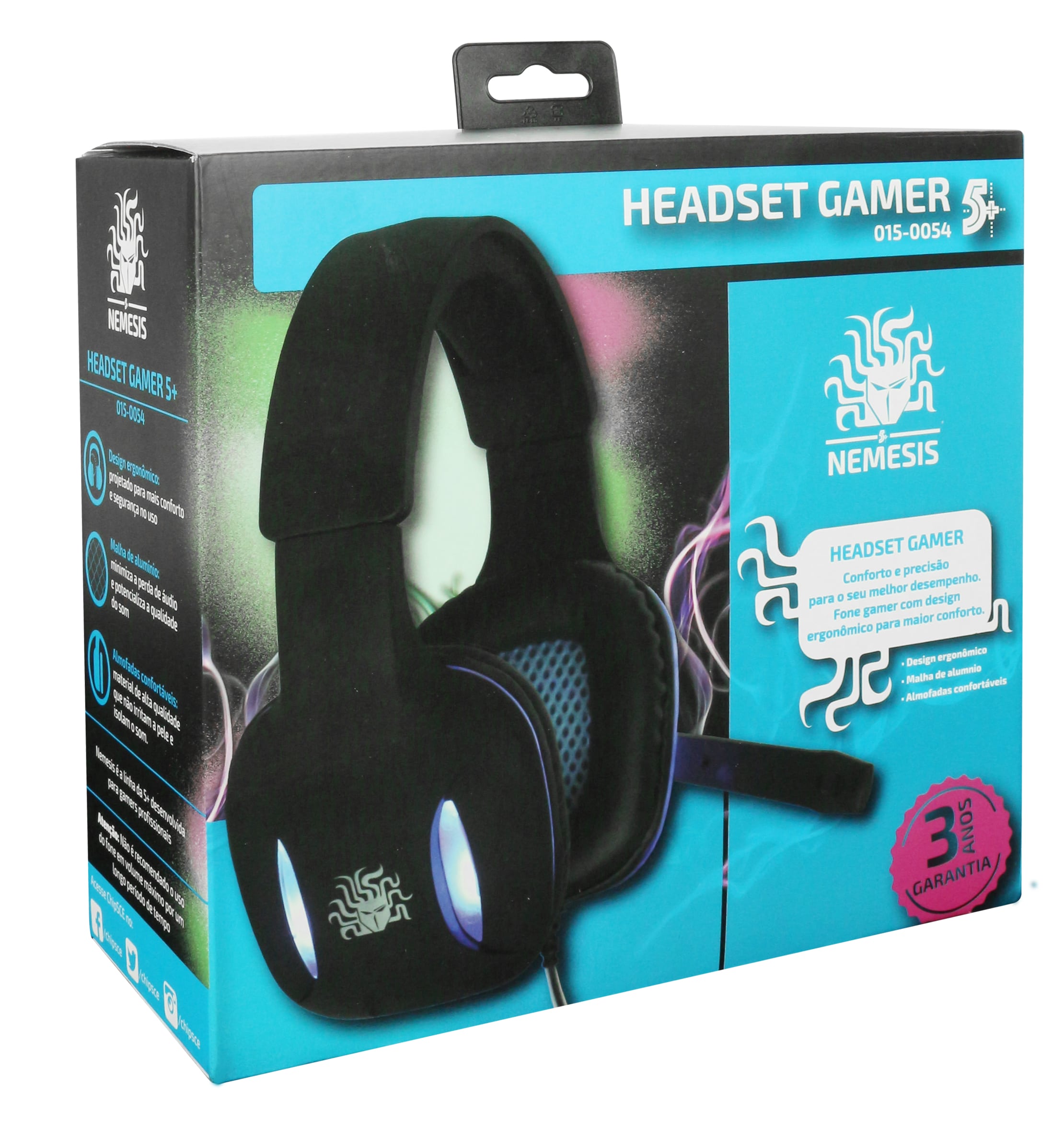 Série da 5+ NEMESIS chega com mouse, headset e teclado de alto desempenho
