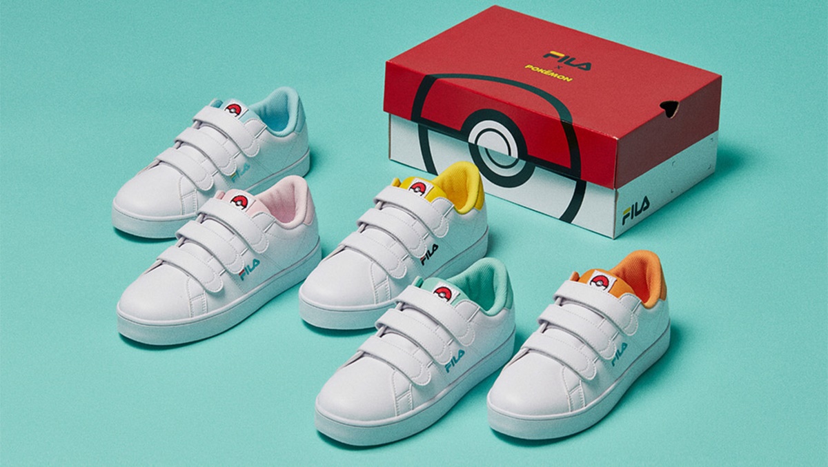 Fila lança tênis maravilhosos de Pokémon