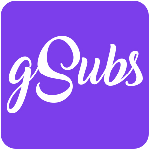 Logo gSubs Ícone Logo gSubs Ícone