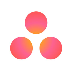 Logo Asana Cronogramas Ícone Logo Asana Cronogramas Ícone