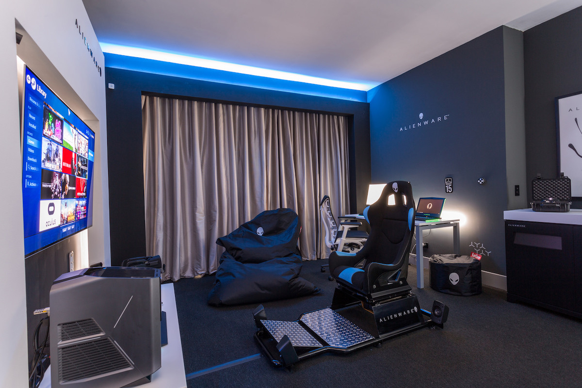 Alienware Room transforma quarto de hotel no Hilton Panamá em paraíso gamer