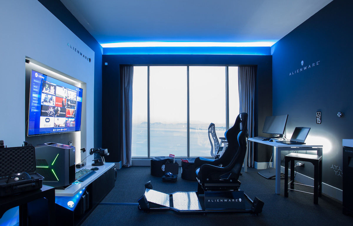 Alienware Room transforma quarto de hotel no Hilton Panamá em paraíso gamer