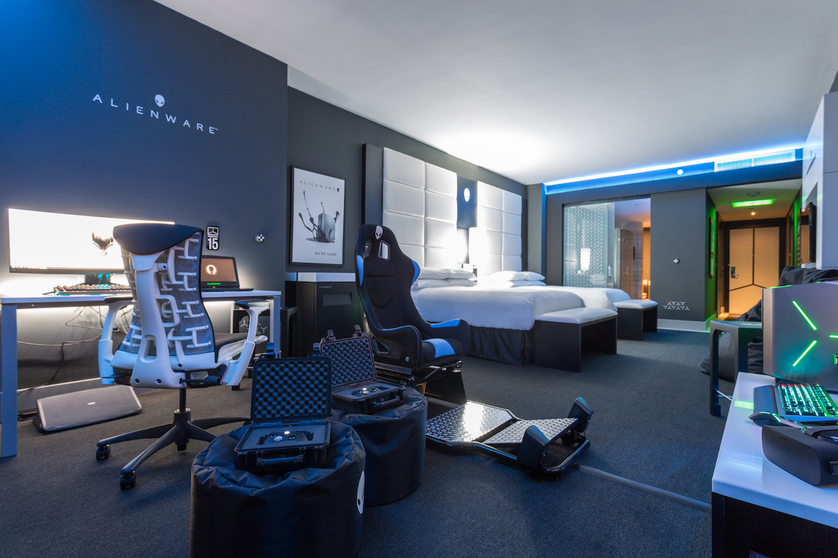 Alienware Room transforma quarto de hotel no Hilton Panamá em paraíso gamer