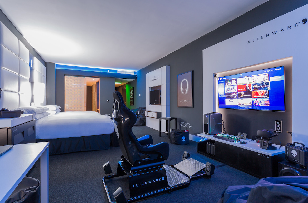 Alienware Room transforma quarto de hotel no Hilton Panamá em paraíso gamer