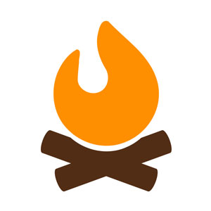Logo Campfire Ícone Logo Campfire Ícone
