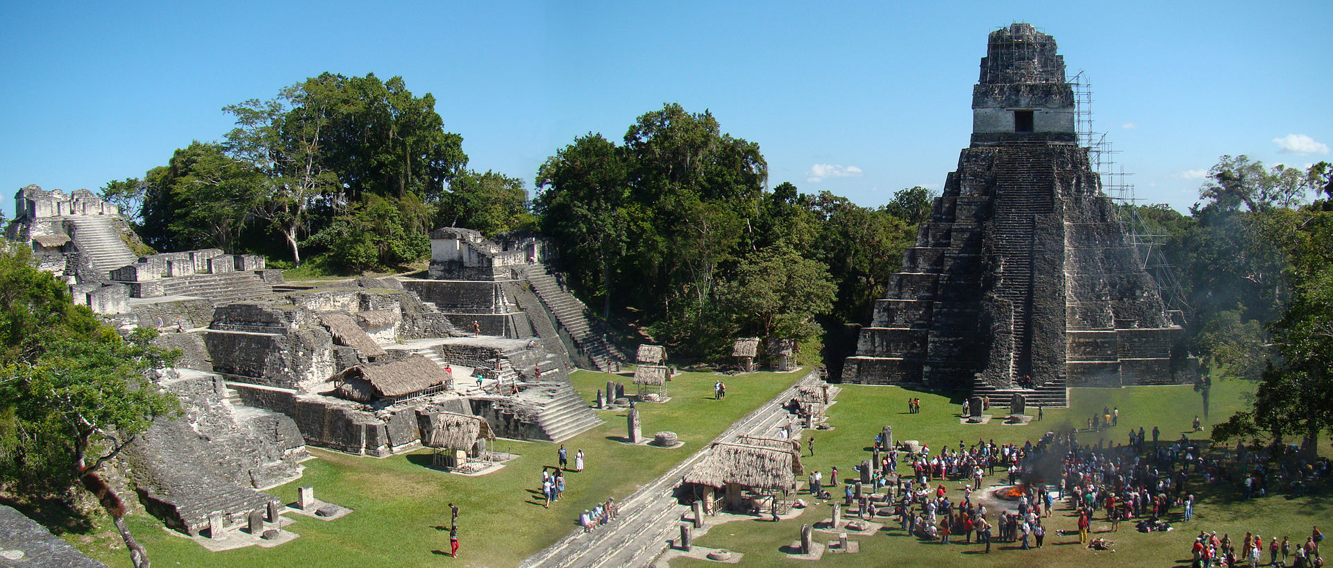 Tikal, na Guatemala