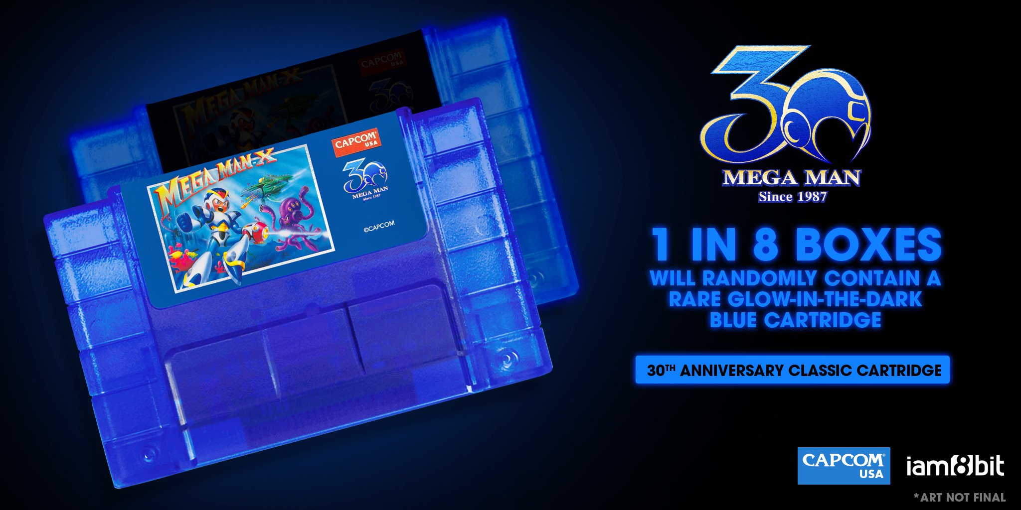 Capcom e Iam8bits anunciam versão de 30 anos dos cartuchos de Mega Man