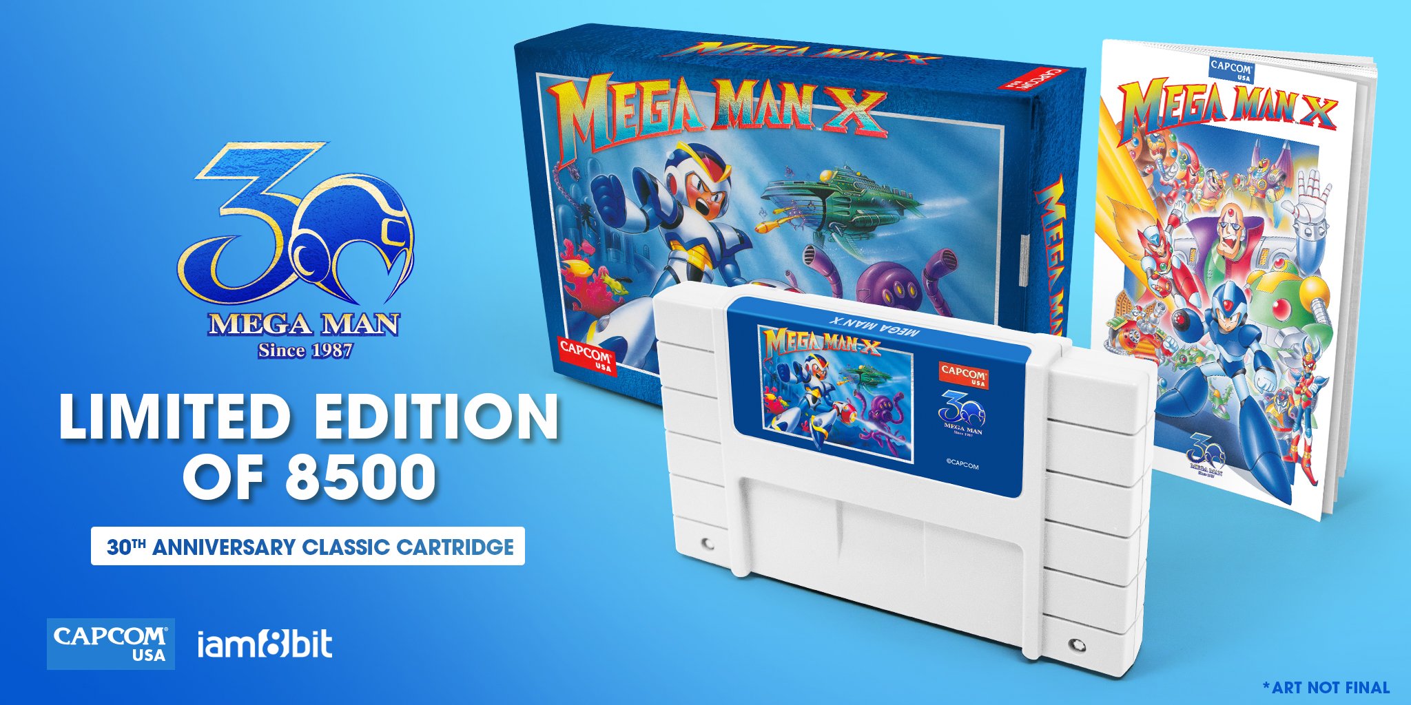 Capcom e Iam8bits anunciam versão de 30 anos dos cartuchos de Mega Man