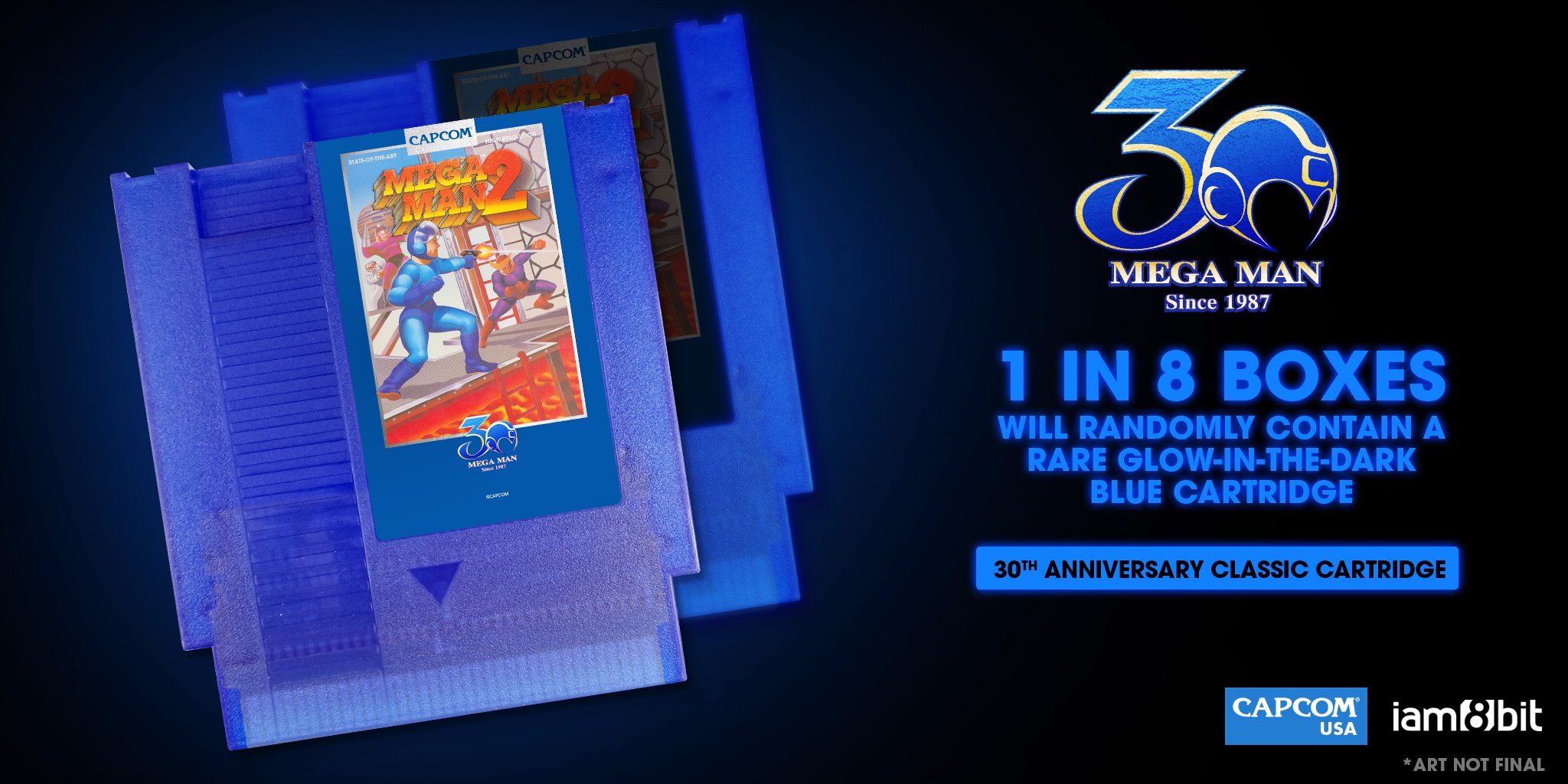 Capcom e Iam8bits anunciam versão de 30 anos dos cartuchos de Mega Man