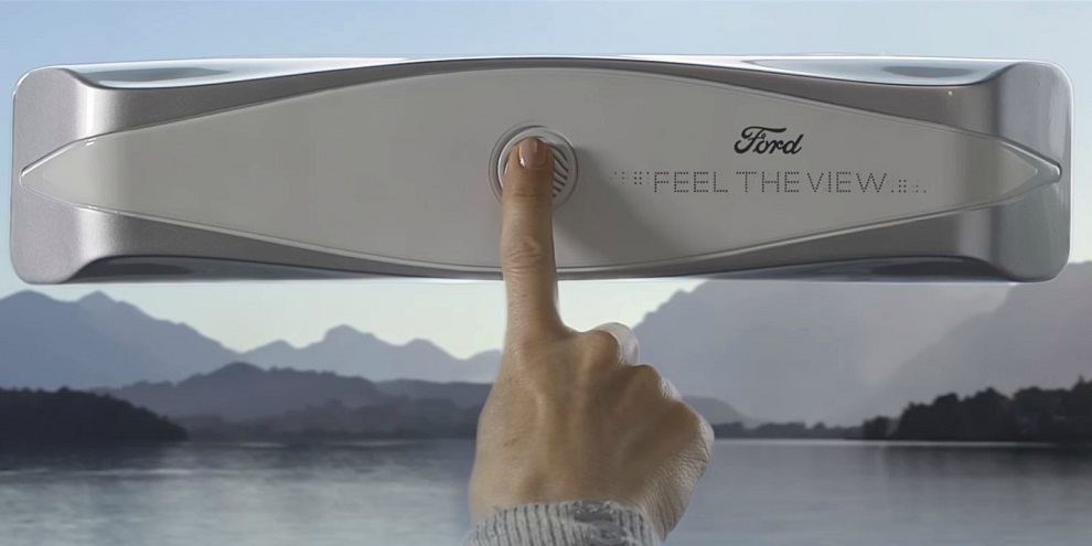 Ford constrói janela inteligente para passageiros cegos