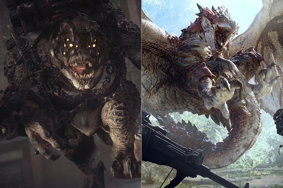 Chefão de estúdio de Gears of War queria ver Brumak em Monster Hunter World