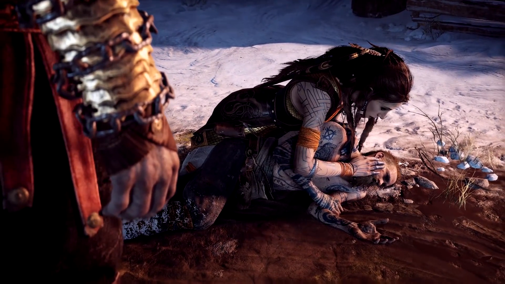 Como Atreus morre?