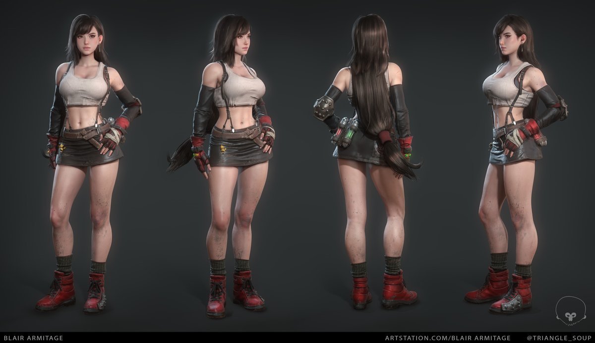 Artista da Riot Games cria versão 3D fantástica de Tifa Lockhart, de FF 7
