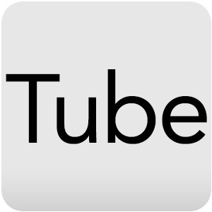 Logo Tube Ícone Logo Tube Ícone