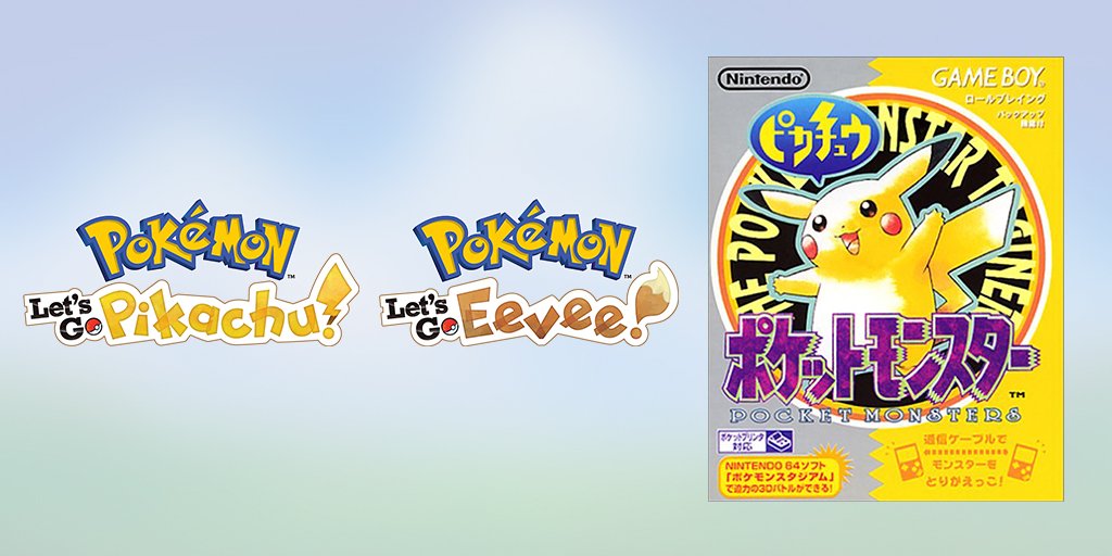 Pokémon Let’s Go Pikachu e Pokémon Let’s Go Eevee são revelados para Switch