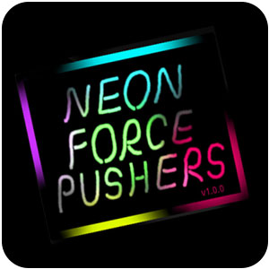 Logo Neon Force Pushers Ícone Logo Neon Force Pushers Ícone
