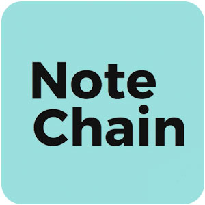 Logo NoteChain Ícone Logo NoteChain Ícone