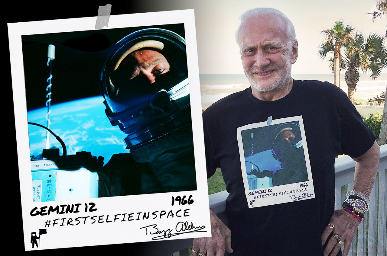 Buzz Aldrin lembra que foi o primeiro a capturar selfie no espaço - TecMundo
