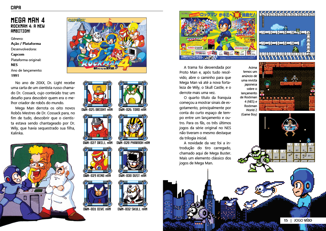 Revista brasileira sobre Retrô Games "Jogo Véio" recorda a origem de Megaman e títulos do NES Jogo-veio-21123925035765