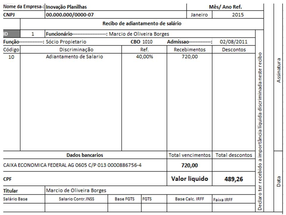 Planilha Para Folha De Pagamento C D cimo Terceiro 40 Funcion rios