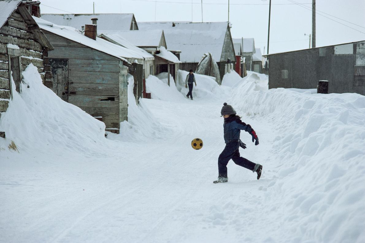 Futebol na neve