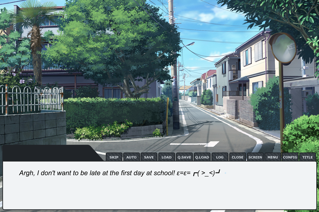 Otter of My Life é um visual novel sobre... lontras adolescentes