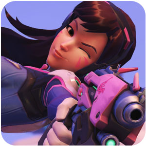 Logo D.Va (Overwatch) Theme Ícone Logo D.Va (Overwatch) Theme Ícone