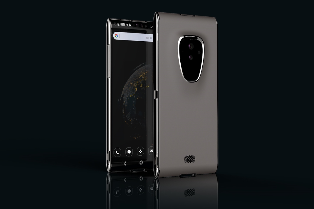 Imagem de: Smartphone blockchain Finney tem visual confirmado e chega em novembro