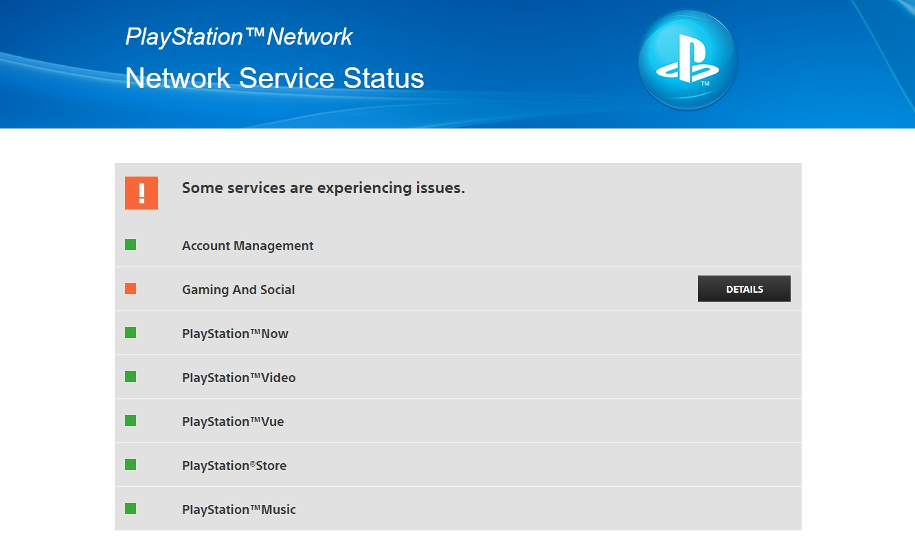 PSN está instável no PlayStation 4 e alguns jogos não podem ser jogados