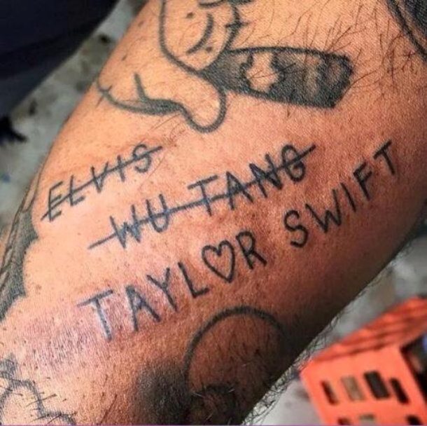 Tatuaje de fan de la música