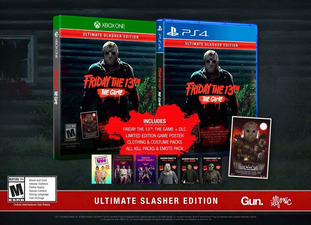 Friday the 13th: The Game ganhará edições especiais com máscara de Jason